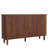 59.74" Modern Rustic Brown Buffet Sideboard Cabinet With Storage-1892917575
