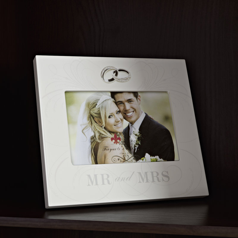 Ealey Ivory Wood Embossed Picture Frame