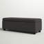 Aiyahna 46.85" Wide Rectangle Upholstered Large Capacity Storage Ottoman with Safety-Stop Hinge High-Density Foam Solid Wood & Plywood-33694739