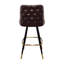 Tabouret de bar pivotant extérieur touffeté-117321615