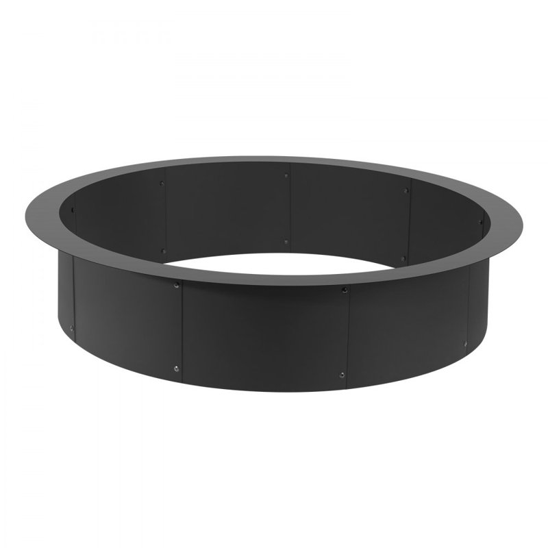 Fire Pit Ring Round 44 Inch Outer Steel Liner DIY Campfire Ring Firepit