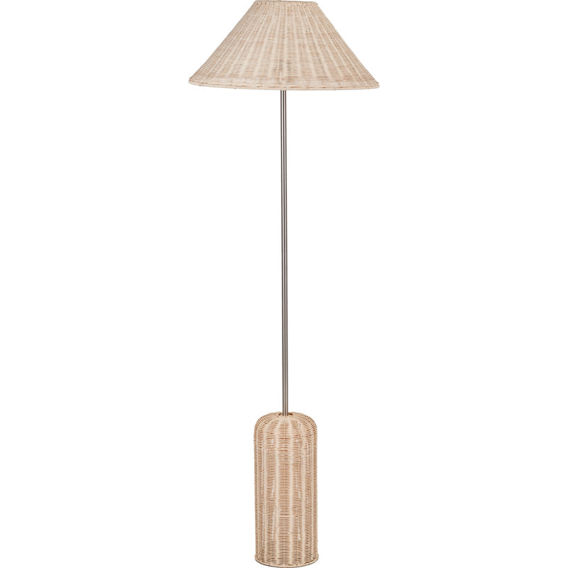 Hali 152cm Cerused/Limed Traditional Floor Lamp