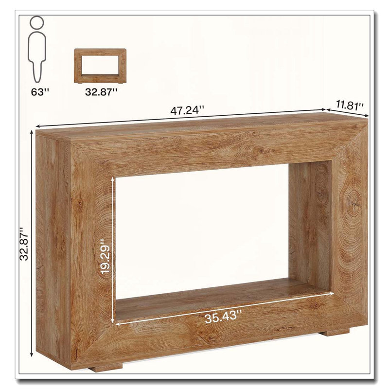 Console moderne, Bois