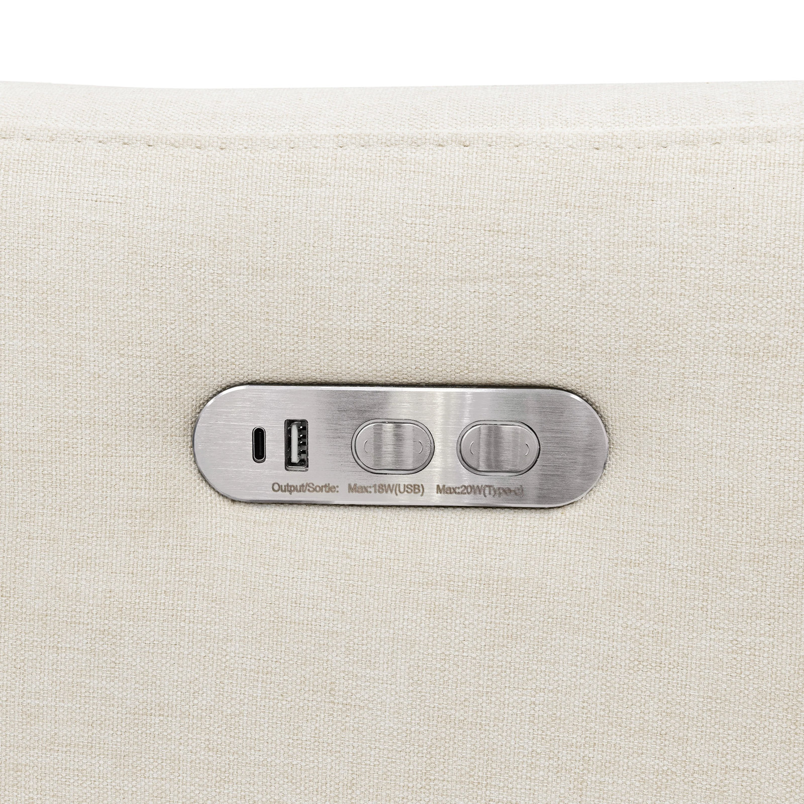 Kiwi Swivel Glider, Cream Eco