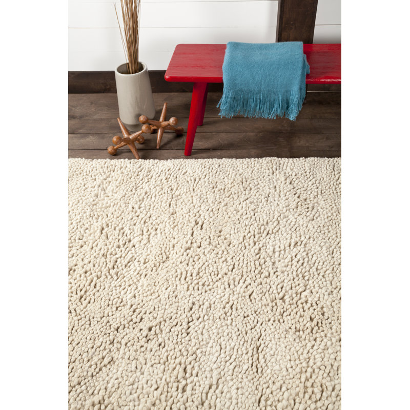 Strata Wool Area Rug, Rectangle 5' x 7'6"