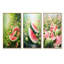 «Green and Pink Brush Melon Bounty I», ensemble de 3 reproductions d'art mural Melon-327682904-327682908