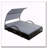 Outdoor Steel Frame Sun Lounger with Adjustable Backrest,Patio Double Sunbed with Hidden Side Table and Arched Armrests-1532690027