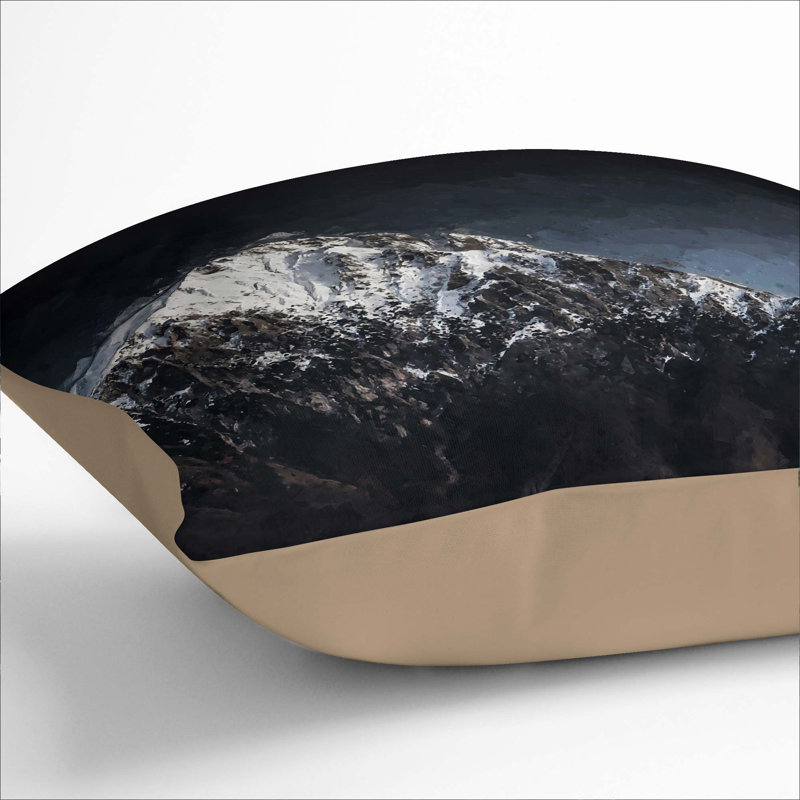Square Cushion, Stone, 55cm H x 55cm W x 20cm D