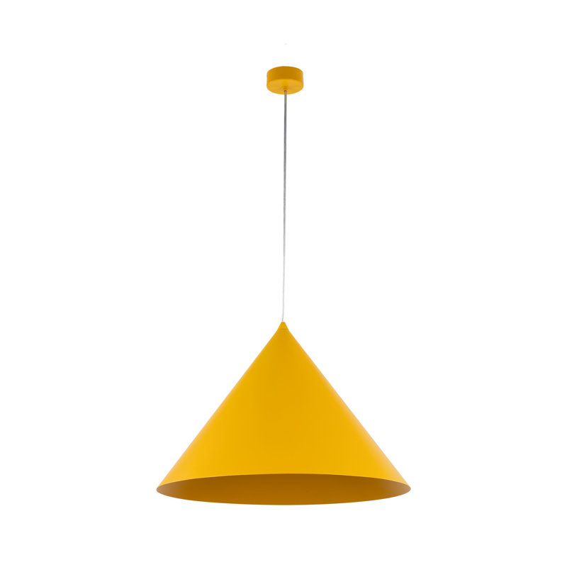 Luminaire suspendu CONO XL, Jaune, H 67 po x l 20 po