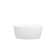 55" x 30.9" Acrylic Freestanding Soaking Tub with Chrome Overflow and Quick Drain