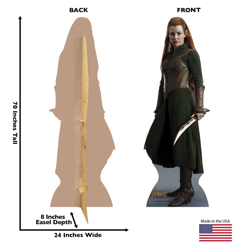 Tauriel The Hobbit Lifesize Cardboard Standup