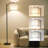 Arc Floor Lamp, Modern Floor Lamp With 9W 3 Color Temperatures Bulb, Metal Standing Lamps With Adjustable Hanging Lampshade, Tall Floor Lamps-766435290
