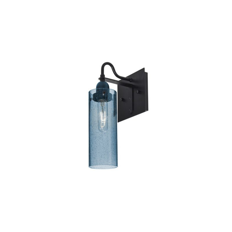 Applique murale à bras 1 lumière Olenik, Bleu