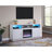Ambrose 70"W  Fireplace Console TV Stand With Heater, LED Light, Cabinets, Shelves-1672353000