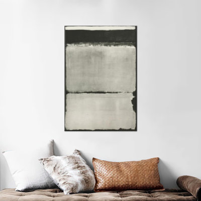 Art mural en toile de coton d'inspiration bohémienne avec un design de style Mark Rothko, idéal pour les cadeaux de Noël et de mariage personnalisés