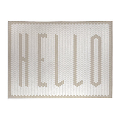 Penny Tile Hello Indoor Doormat