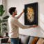 Leopard in Light Modern 1 Piece Single Picture Frame Wall Art-136680376-136680383