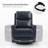 Chikako Genuine Leather Swivel Rocker Manual Recliner-70690533