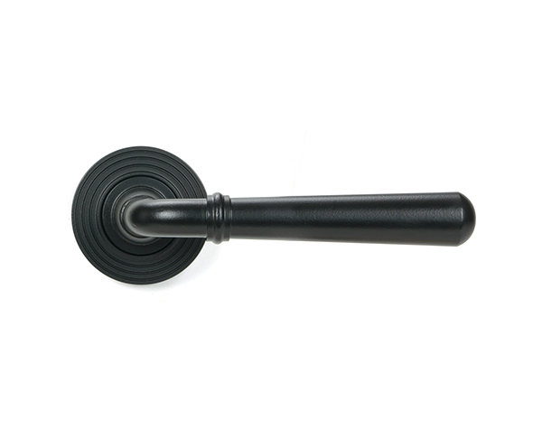 Newbury Interior Mortise Door Handle, Matt Black