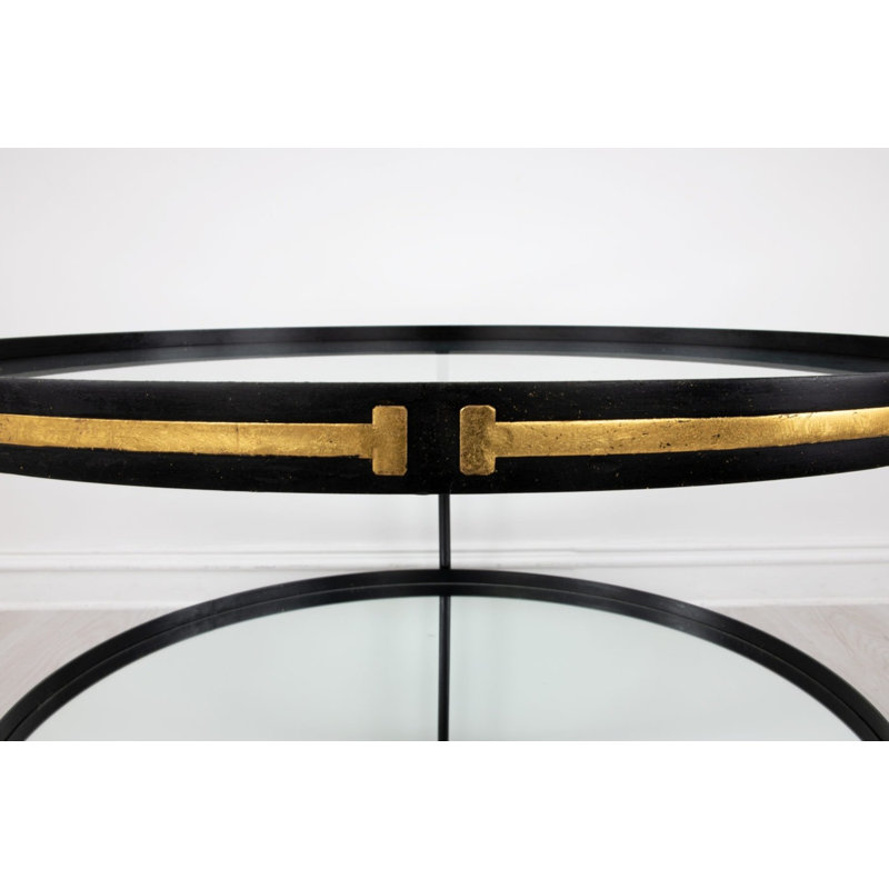 Tiffany Coffee Table, Black/Gold