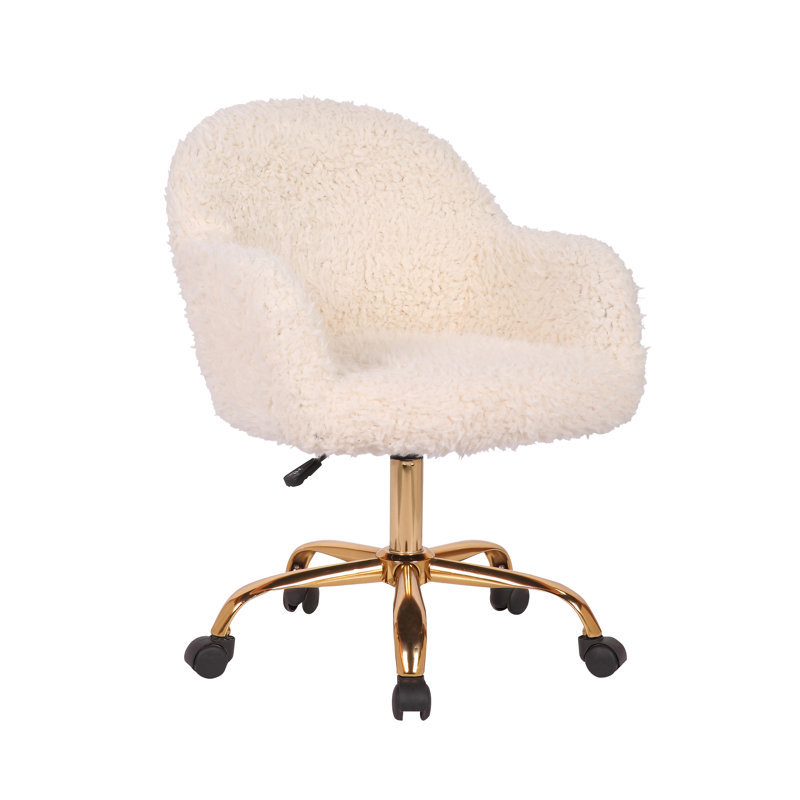 Desk Chair, Creamy White