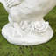 Statue de jardin 20 po H MGO Goose - blanc-56834333