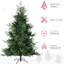 Arbre quandary de 57 po de largeur, 1288 branches, ouverture automatique, ignifuge, base en aluminium 7,5 pi