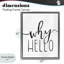 Cadre flottant pourquoi «Hello», par Lux + Me Designs-559556649-559556648