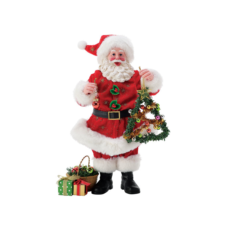 Christmas Traditions Holiday Accents Santa 10.5in
