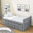Stewbum Twin Daybed with Trundle and Drawers-1245729143