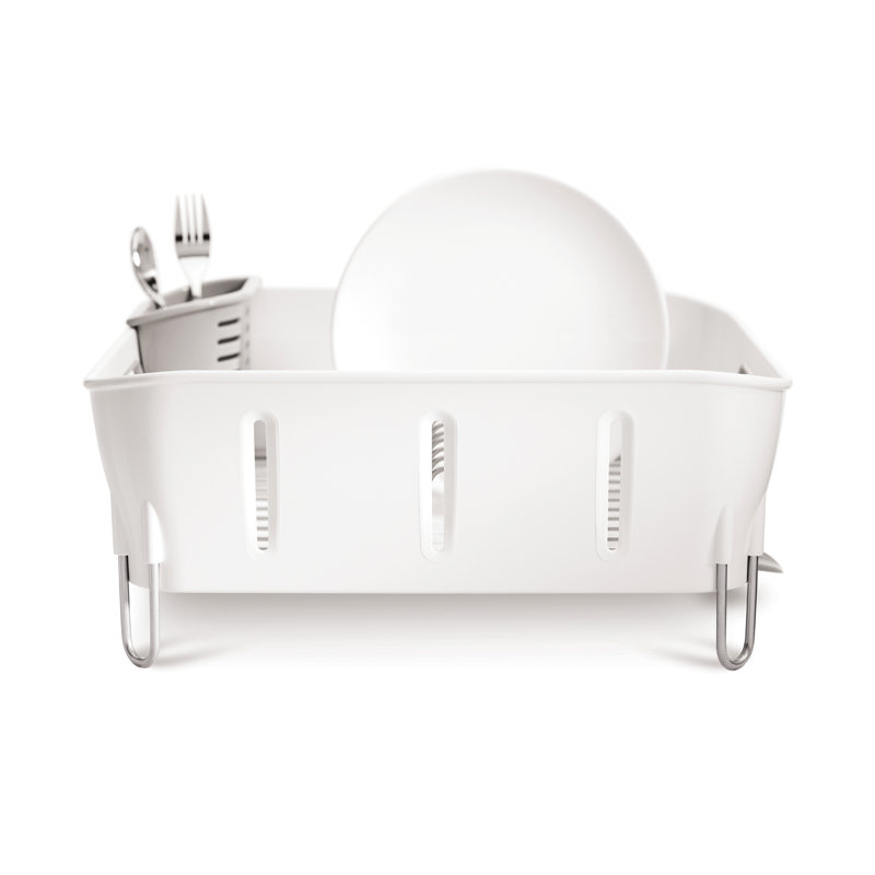 Simplehuman Compact Dishrack, White