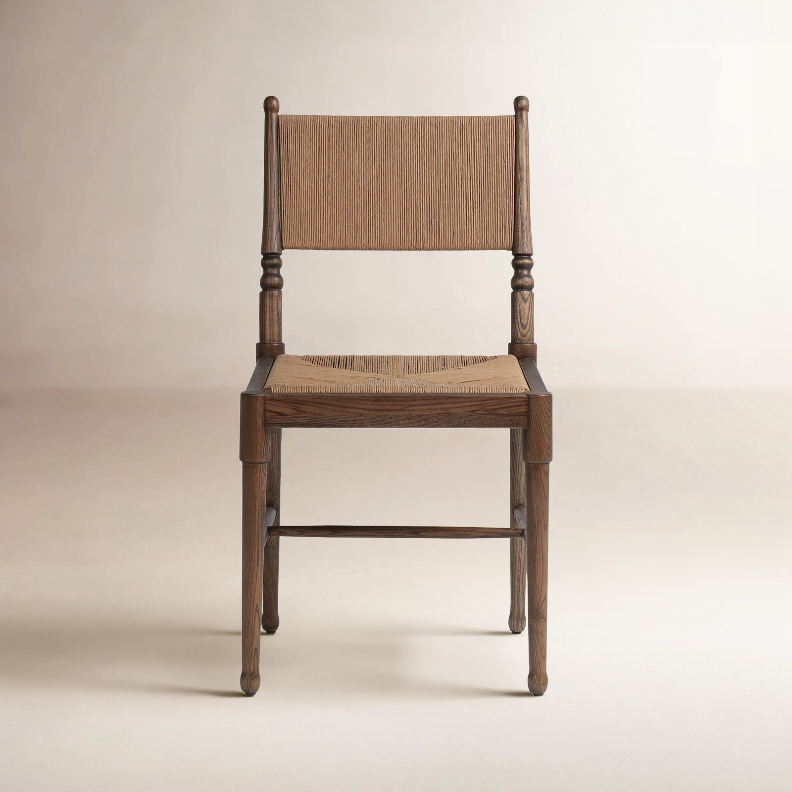 Fayth Dining Chair, Walnut/Brown