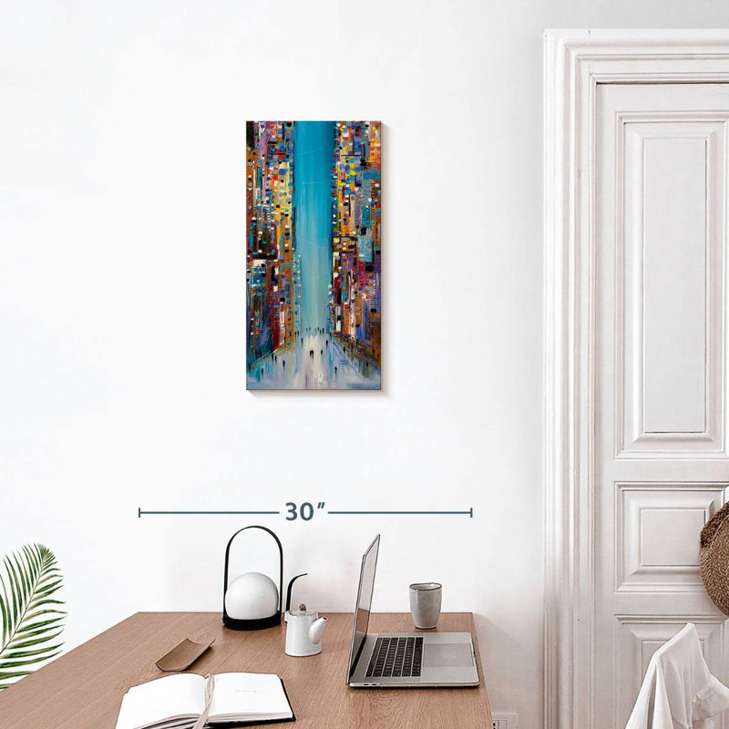 City Expression, 24" H x 12" W
