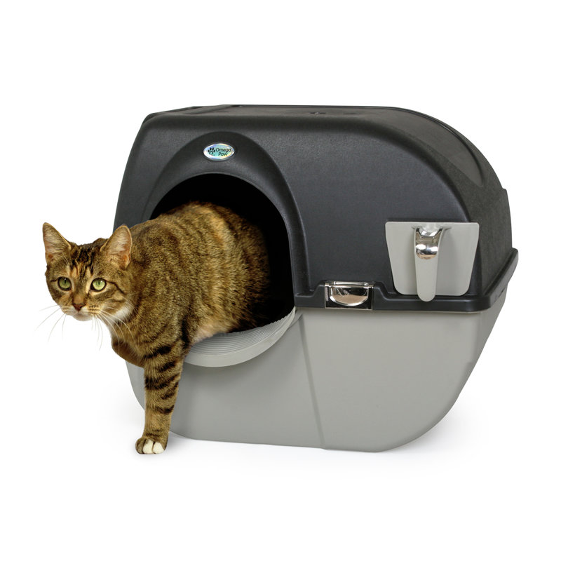 Bac à litière autonettoyant Roll N Clean Omega Paw EL-RA20-1, grand
