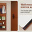 Wall Mounted Full Length Mirror, Full Body Mirror With Shelf, Full Body Mirror With Hook Wall Mounted Mirror With Multifunctional Design Panel(47.6*15.7In)-115297024