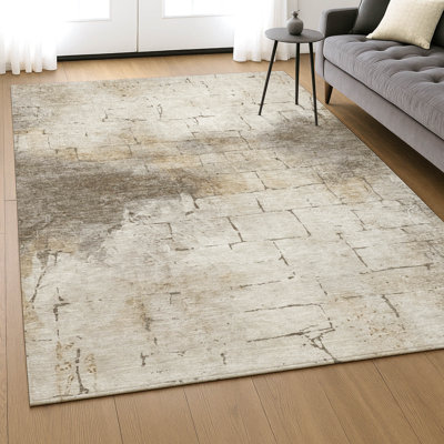 Premium Machine Washable Mayfield AMF2215 geometric Rug
