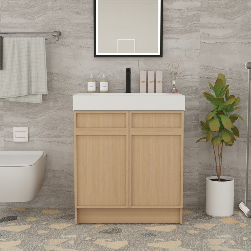 Meuble-lavabo 30 po avec lavabo en résine
