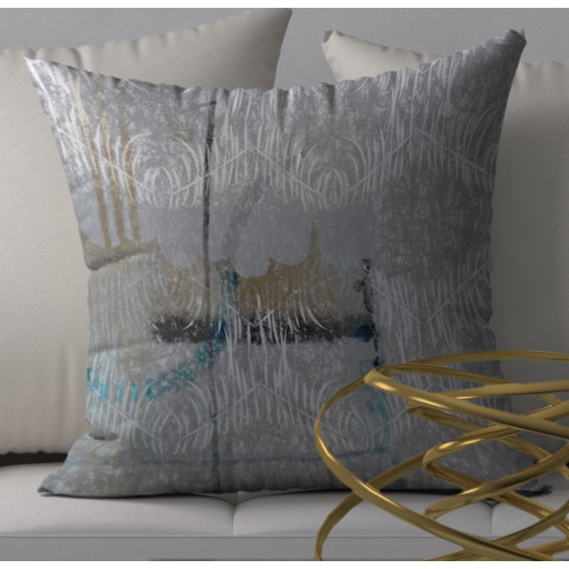 Housse de coussin carrée irrésistible et insert, 24 po x 24 po
