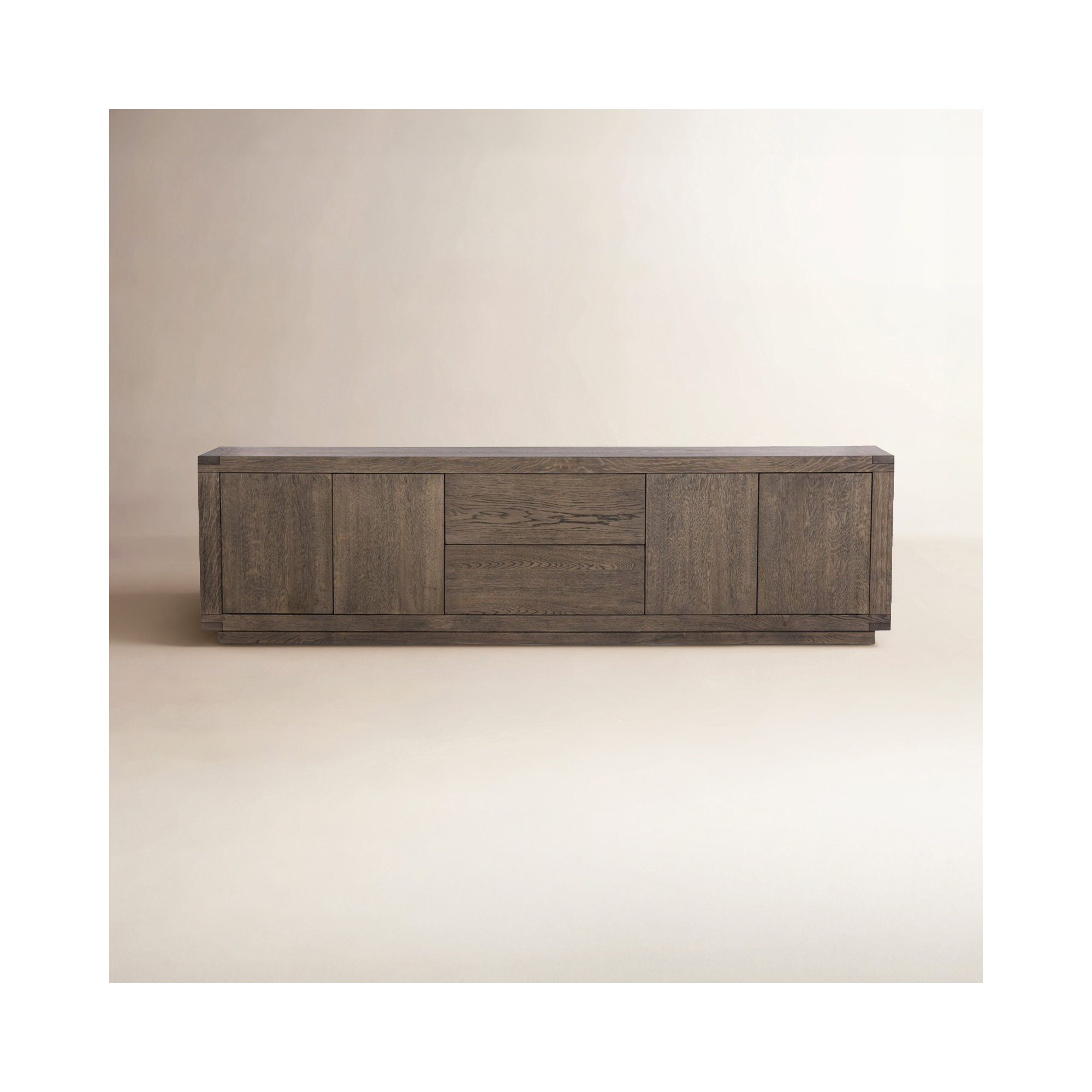 Nemo 94'' Media Console, Oak Brown