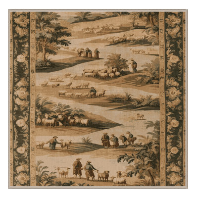 Machine Washable French Brown Area Rug