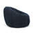 Compression 40"W Pumpkin Bean Bag Sofa For Adults, Soft Teddy Fabric Bean Bag Chair-2043007562