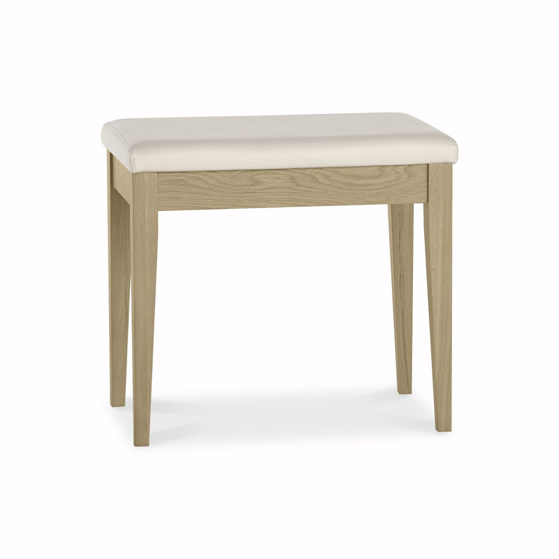 Dipaolo Solid Wood Accent Stool