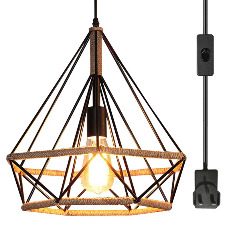 1 - Light Black Single Pendant