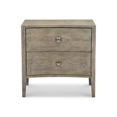 Albion 2 - Drawer Nightstand in Pewter by Bernhardt