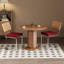 Chaise d'appoint rembourrée en velours Amyris-587093979-587093976
