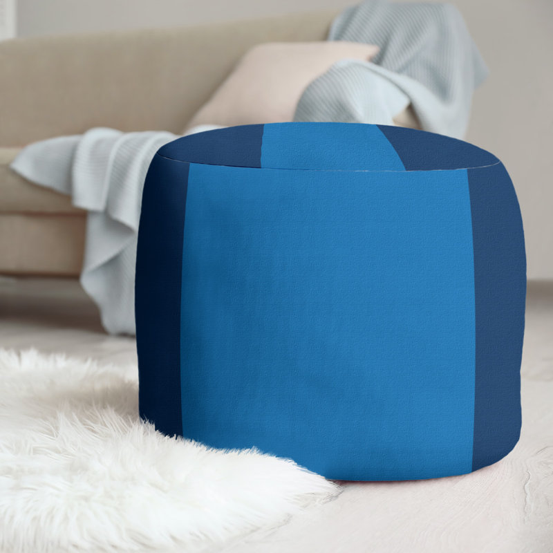 repose-pieds rond 20,5", Bleu marine / bleu / bleu marine 2