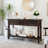 Console Table with Three Top Drawers and Open Style Bottom Shelf-1845414269