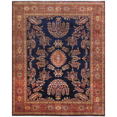 Entwistle Hand Woven Cotton and Wool Oriental Area Rug