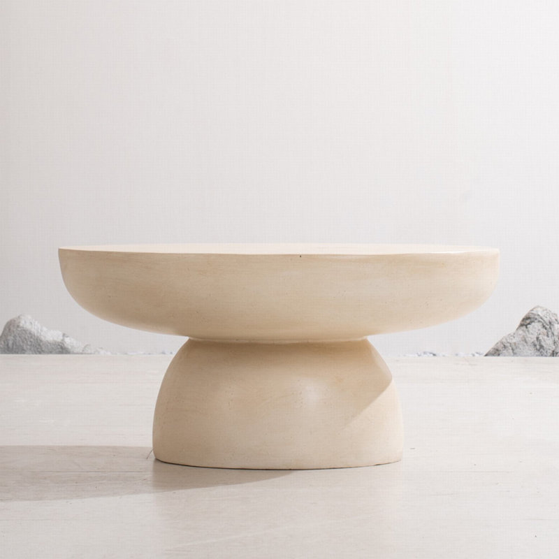 Fayette Round Cofffe Table With Pedestal Base