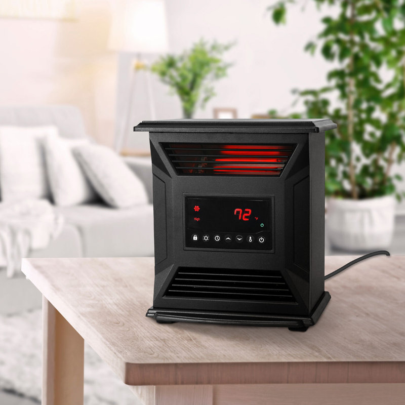 Lifesmart 6-Element Heater with Front Air Intake and Remote